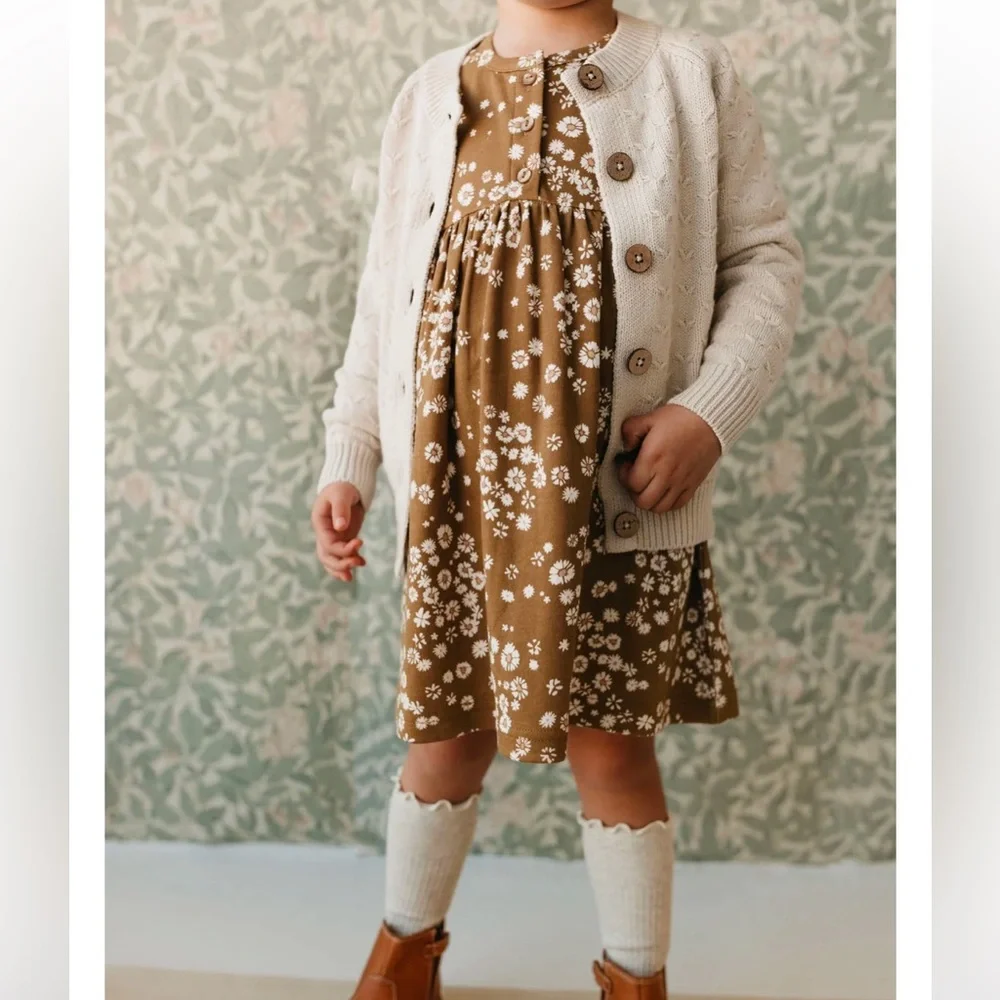 Jamie Kay - Organic Cotton Bridget Dress - Daisy Floral - Picture 5 of 6